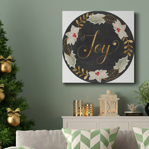 Gilded Christmas Collection C-Premium Gallery Wrapped Canvas - Ready to Hang
