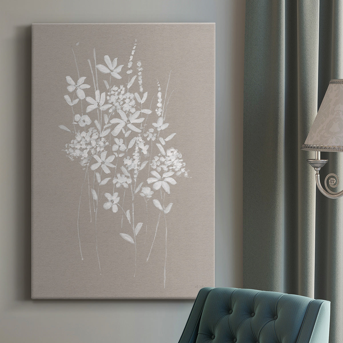 Delicate Botanicals I Premium Gallery Wrapped Canvas - Ready to Hang