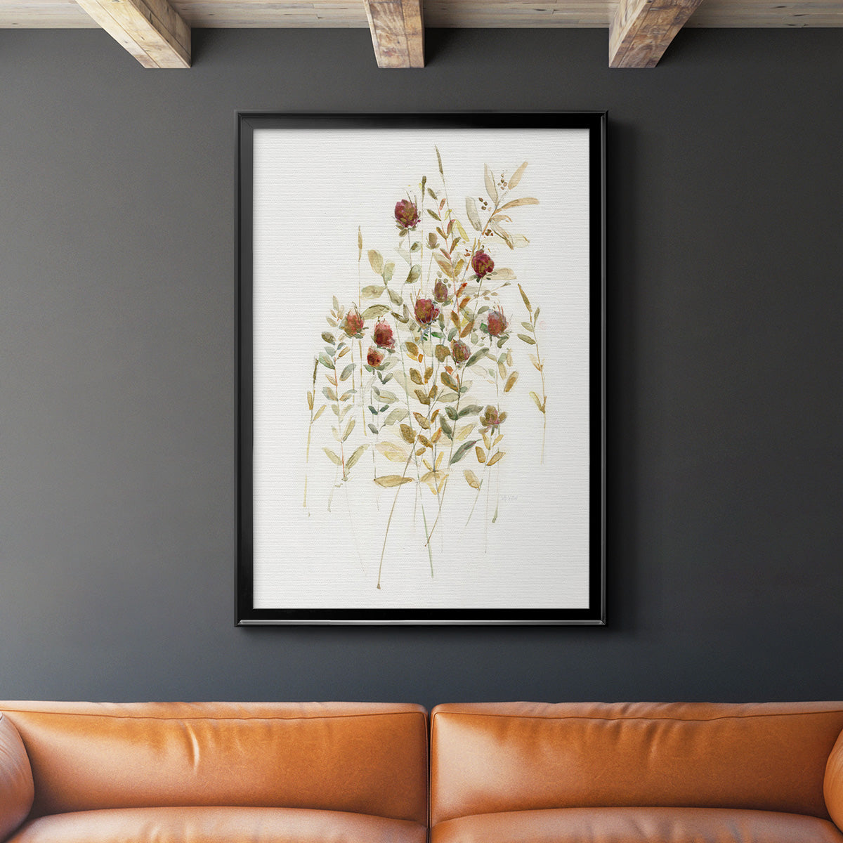 Wildflower Breeze I Premium Framed Print - Ready to Hang