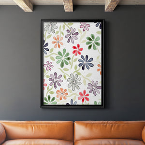 Faded Flowers I Premium Framed Print - Ready to Hang
