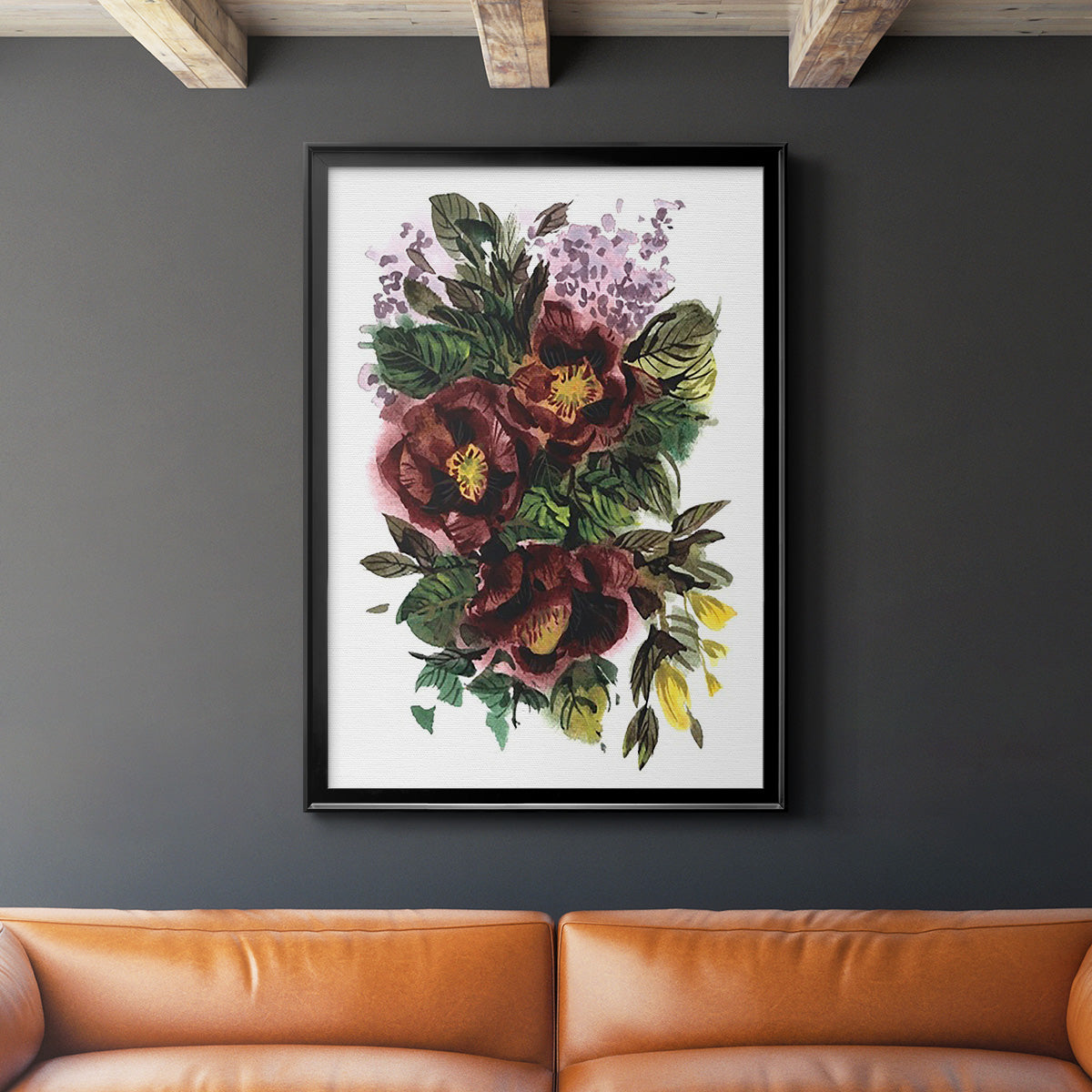 Garden Bouquets II Premium Framed Print - Ready to Hang
