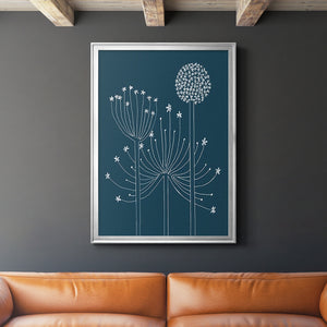 Graphic Alliums II Premium Framed Print - Ready to Hang