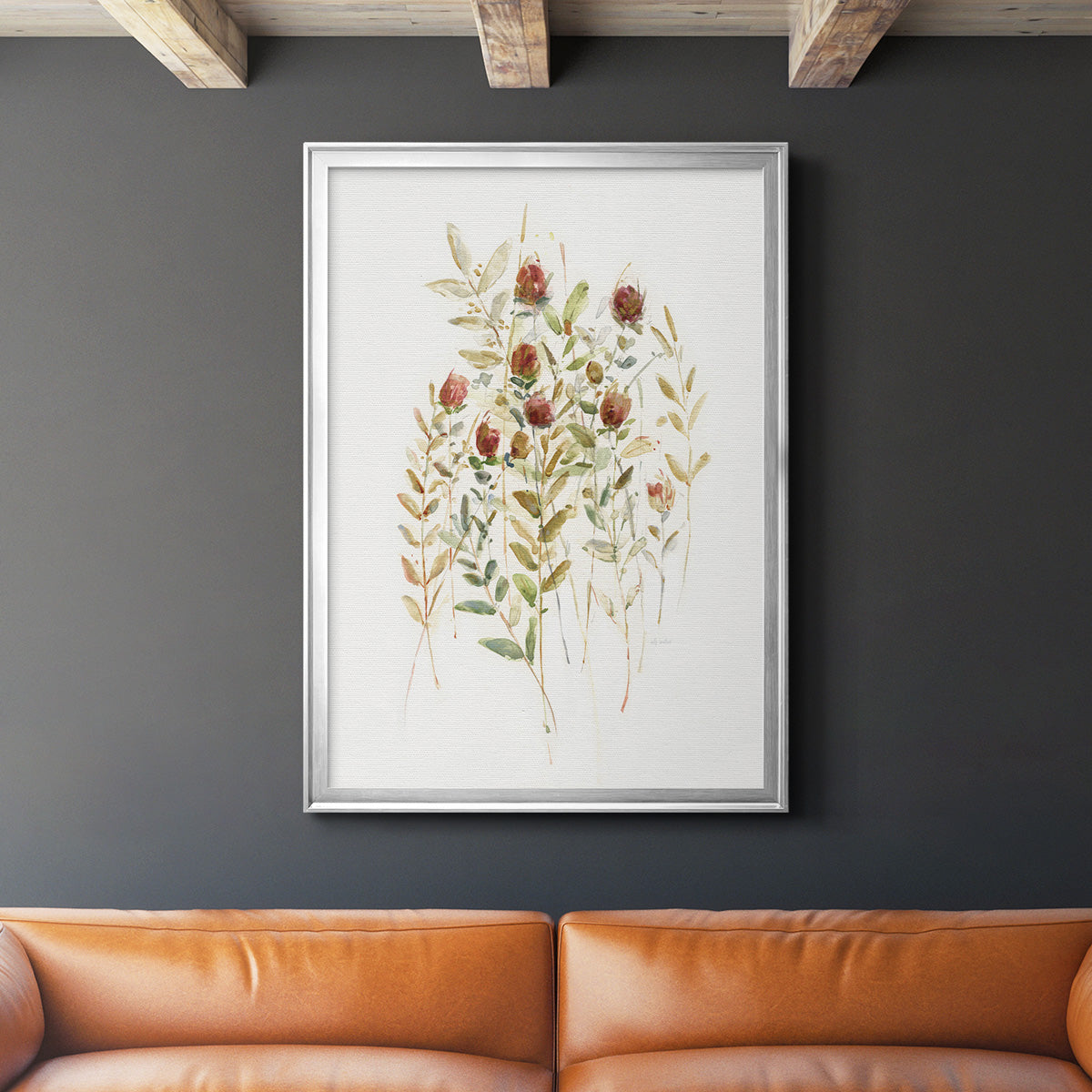 Wildflower Breeze II Premium Framed Print - Ready to Hang