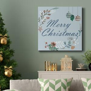 Snowy Christmas I-Premium Gallery Wrapped Canvas - Ready to Hang