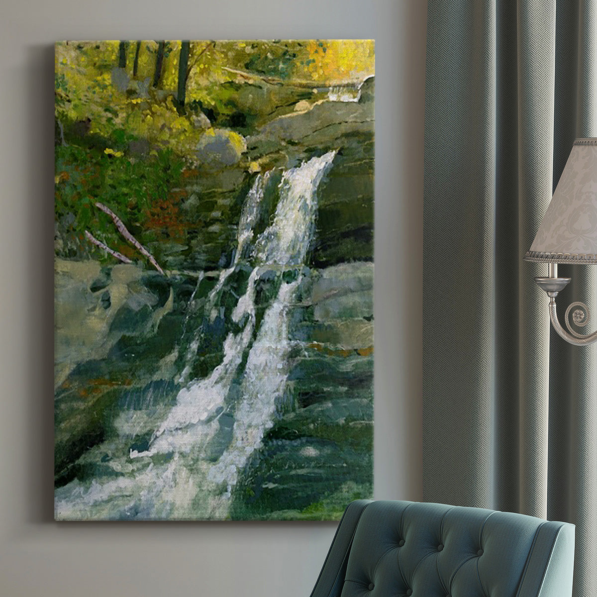 Kent Falls Premium Gallery Wrapped Canvas - Ready to Hang