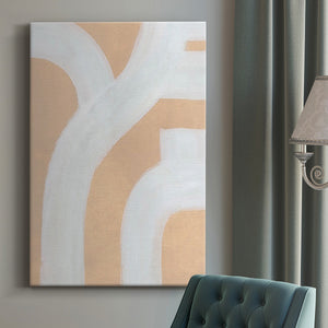 Neutral Winding Paths I Premium Gallery Wrapped Canvas - Ready to Hang