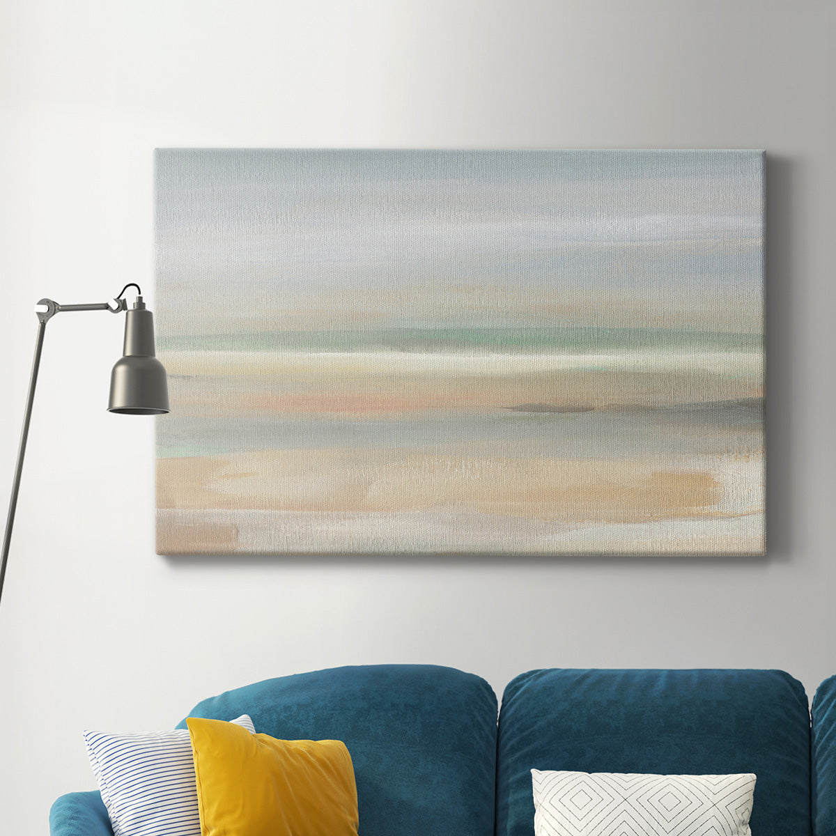 Soft Far Field Premium Gallery Wrapped Canvas - Ready to Hang