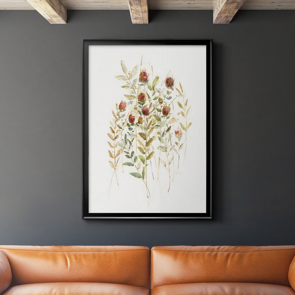 Wildflower Breeze II Premium Framed Print - Ready to Hang