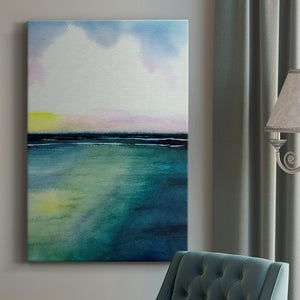 Sherbet Sunset Diptych II Premium Gallery Wrapped Canvas - Ready to Hang