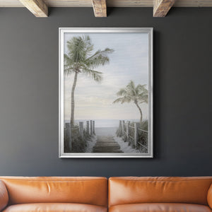 Palm Walk Premium Framed Print - Ready to Hang