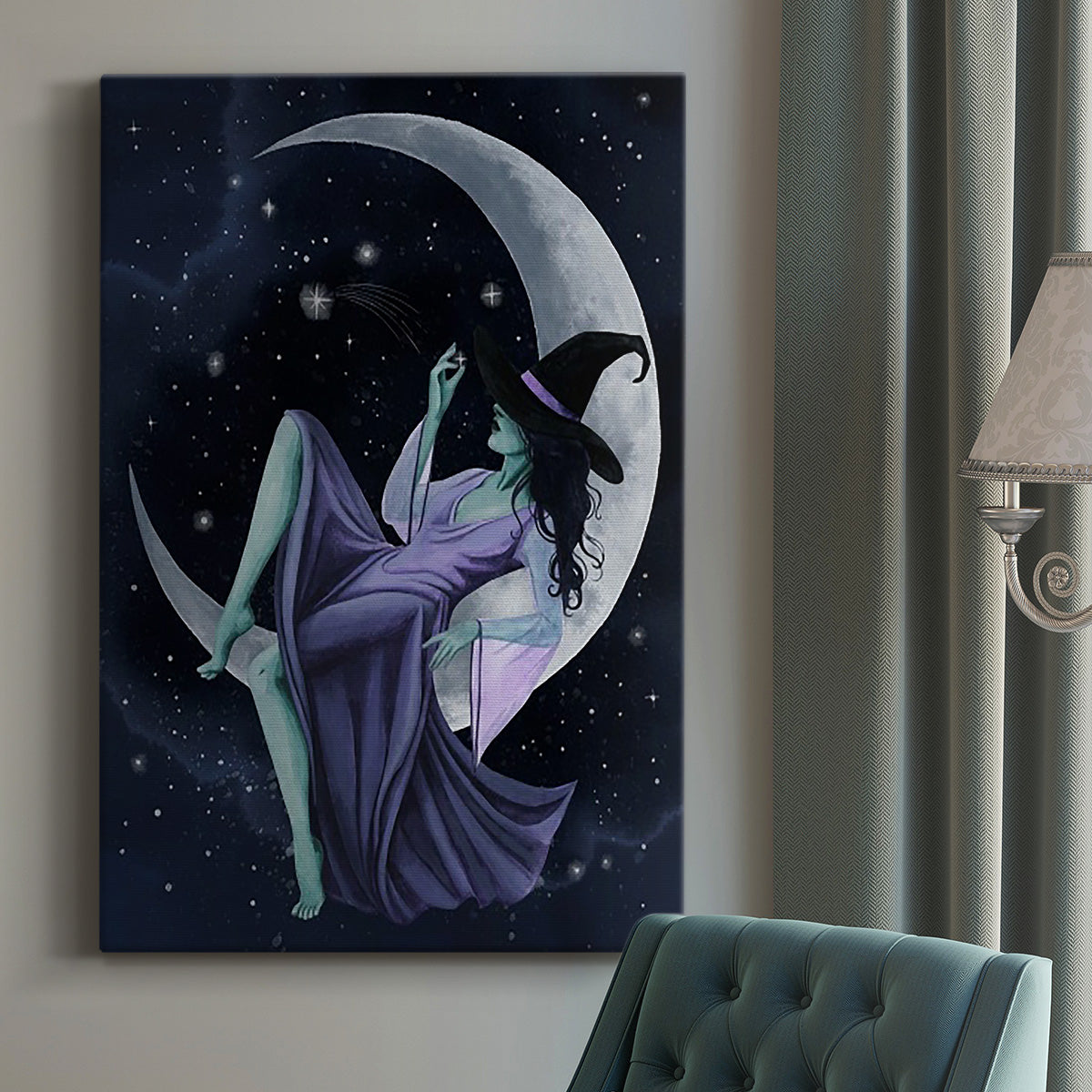 Star Sorceress I Premium Gallery Wrapped Canvas - Ready to Hang