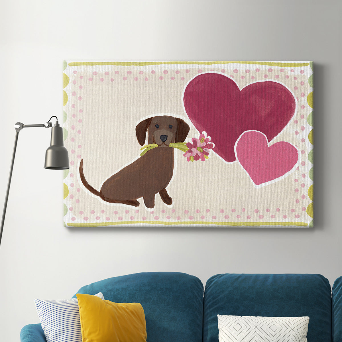 Dachshund Delight Collection A Premium Gallery Wrapped Canvas - Ready to Hang