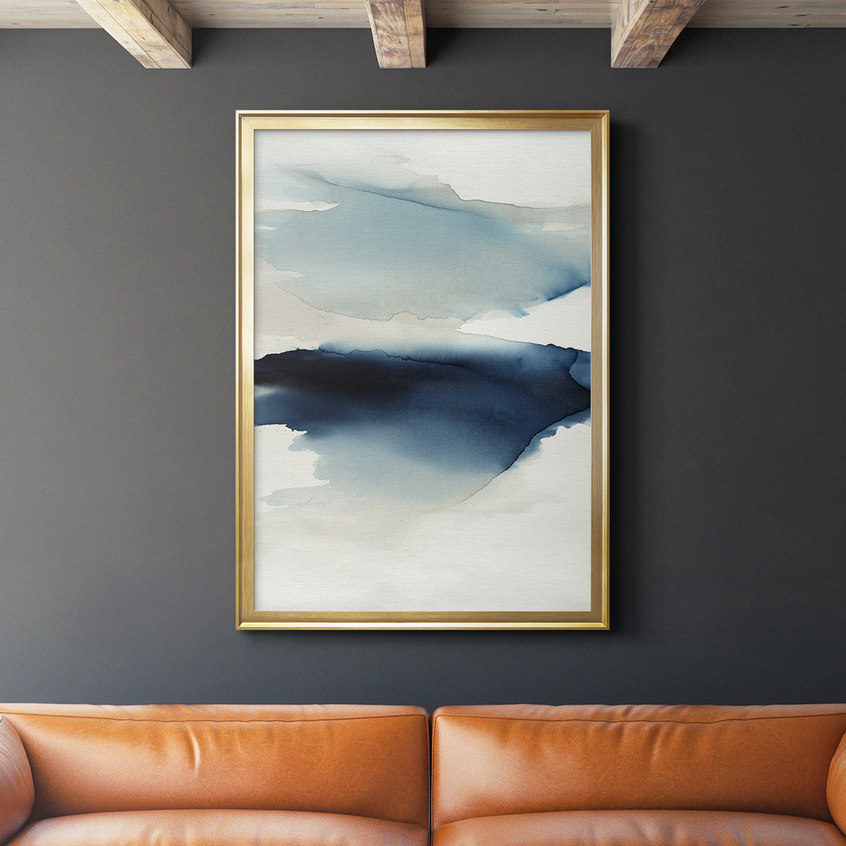 Waves I Premium Framed Print - Ready to Hang
