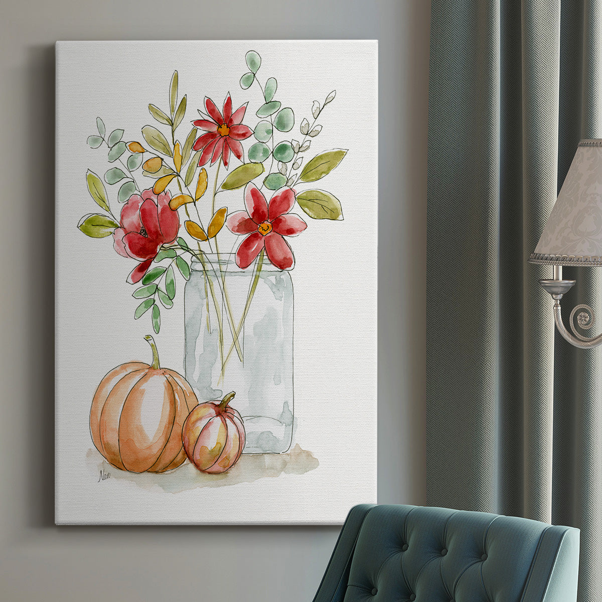 Simple Harvest II Premium Gallery Wrapped Canvas - Ready to Hang