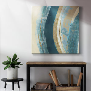Making Blue Waves II-Premium Gallery Wrapped Canvas - Ready to Hang