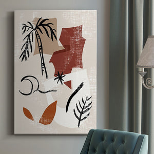 Soft Palms I Premium Gallery Wrapped Canvas - Ready to Hang