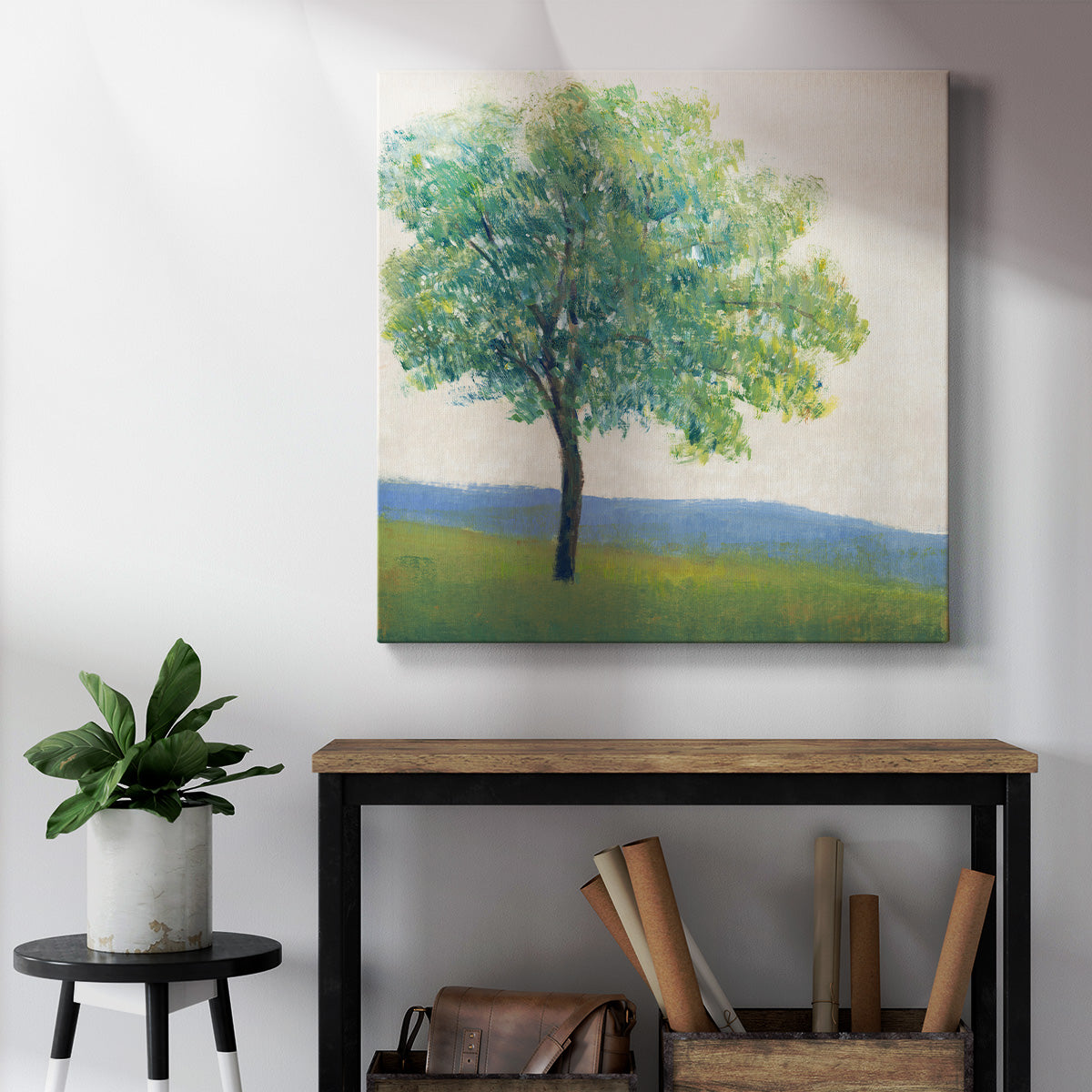 Solitary Tree I-Premium Gallery Wrapped Canvas - Ready to Hang