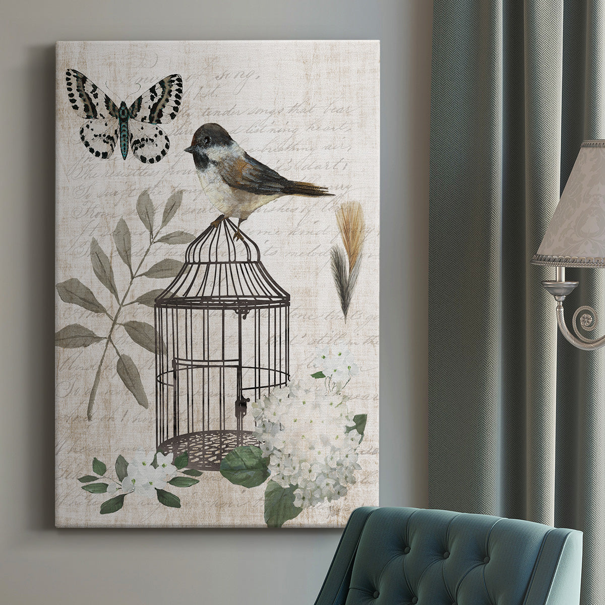 Vintage Menagerie II Premium Gallery Wrapped Canvas - Ready to Hang