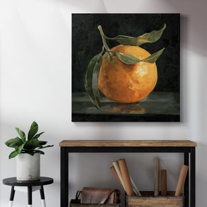 Dark Orange Still Life I-Premium Gallery Wrapped Canvas - Ready to Hang
