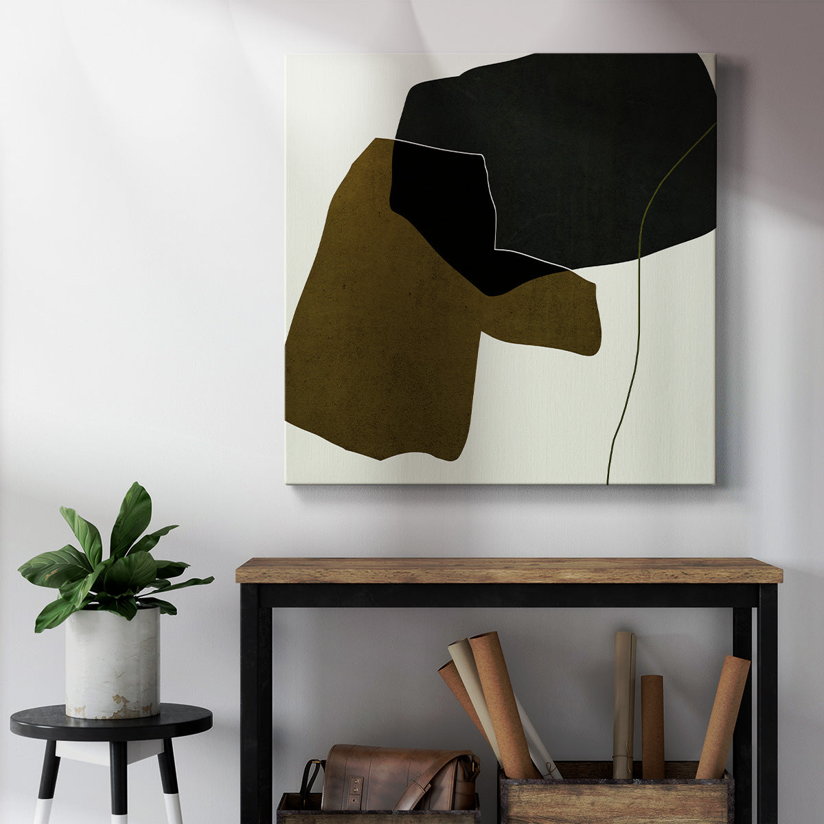 Shape Silhouettes II-Premium Gallery Wrapped Canvas - Ready to Hang