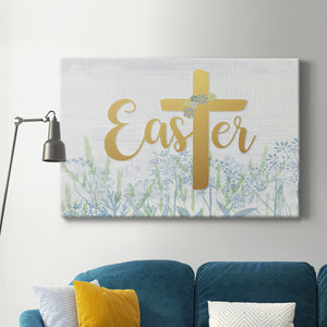 Easter Wildflowers Premium Gallery Wrapped Canvas - Ready to Hang