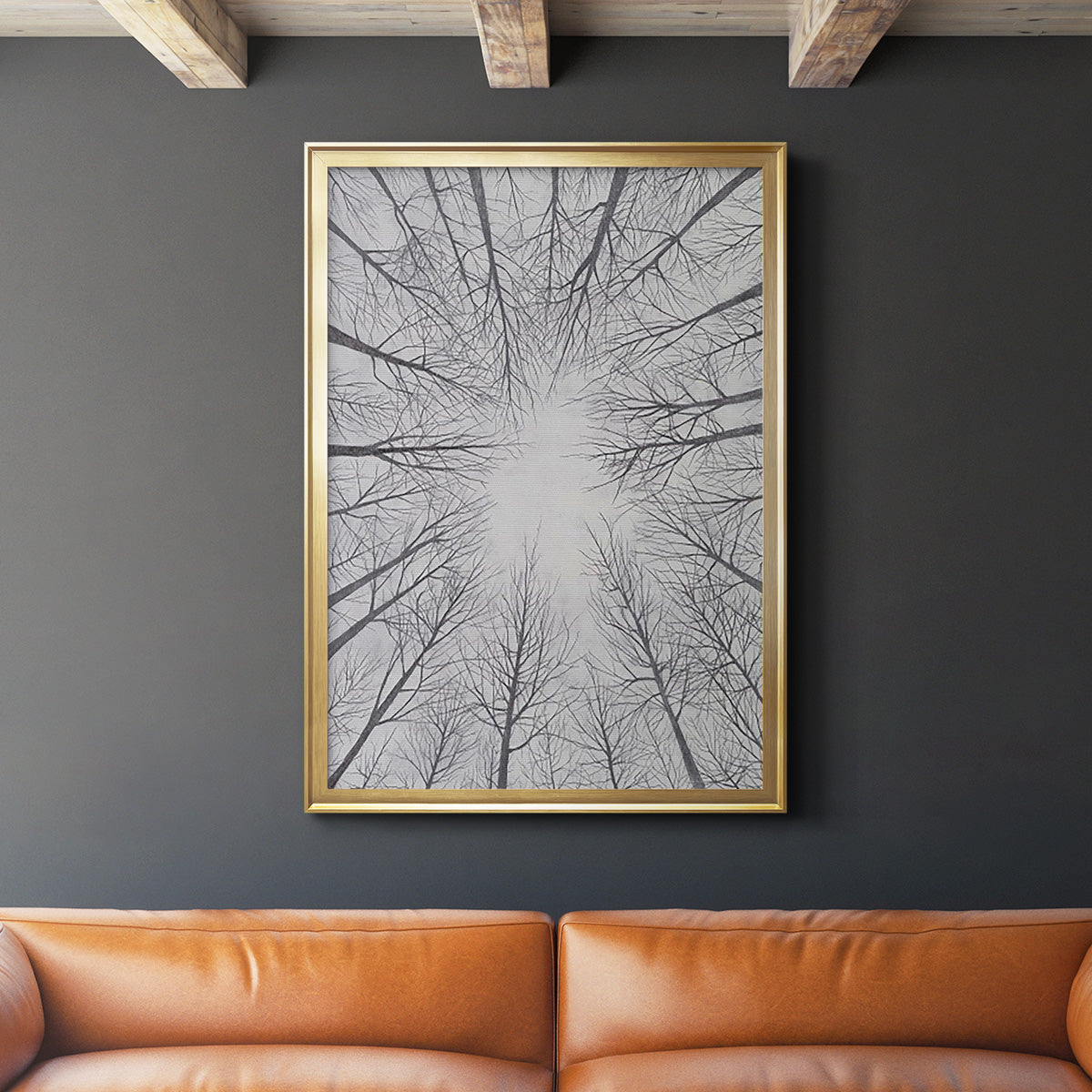 Deciduous Canopy II Premium Framed Print - Ready to Hang