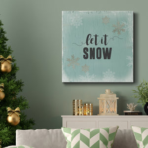 Let It Snow-Premium Gallery Wrapped Canvas - Ready to Hang