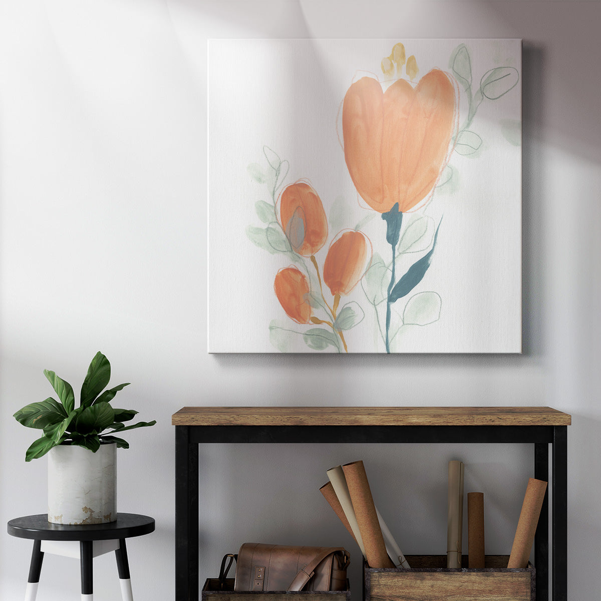 Petite Petals VII-Premium Gallery Wrapped Canvas - Ready to Hang