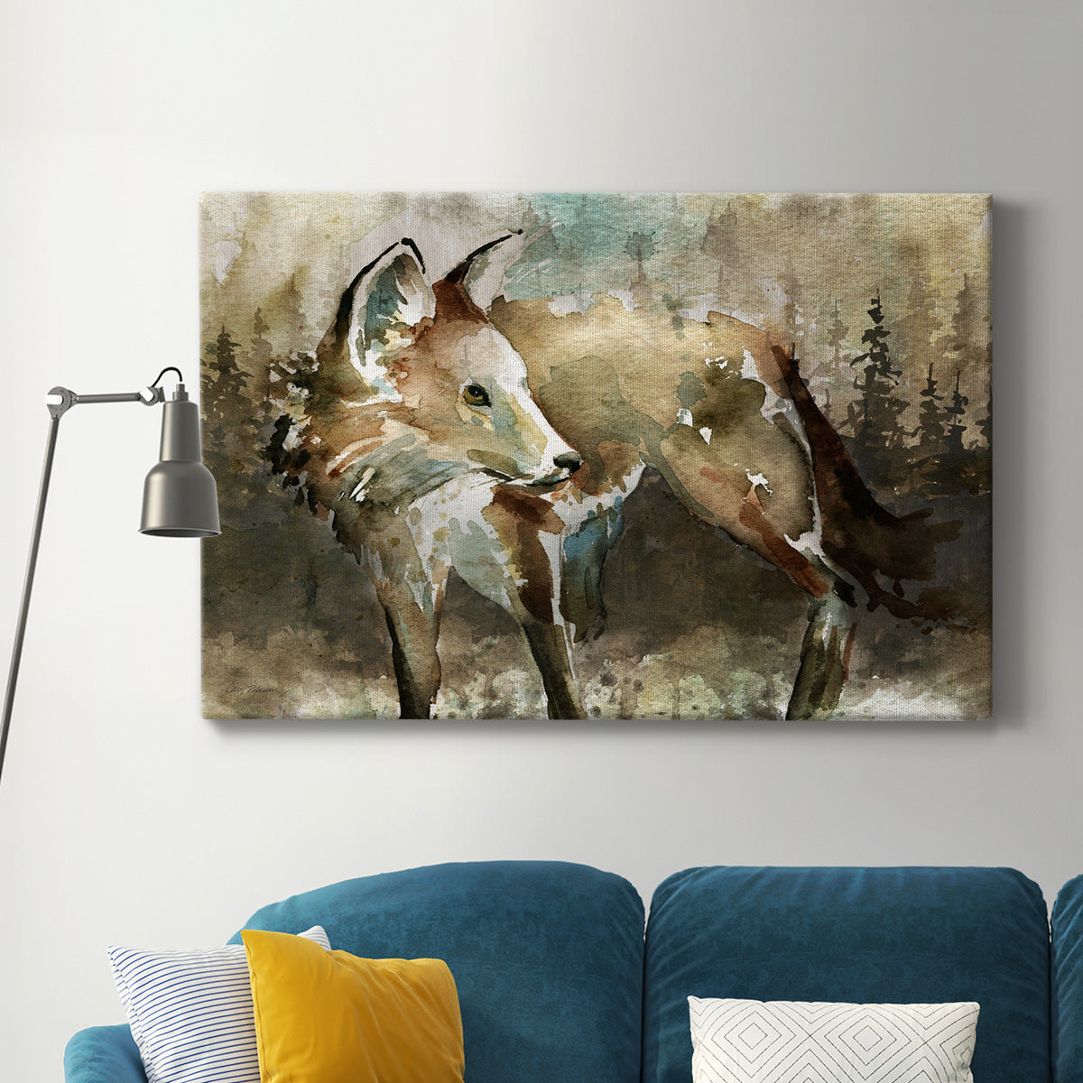 Lodge Twilight I Premium Gallery Wrapped Canvas - Ready to Hang