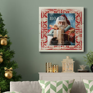 Shiplap Santa-Premium Gallery Wrapped Canvas - Ready to Hang