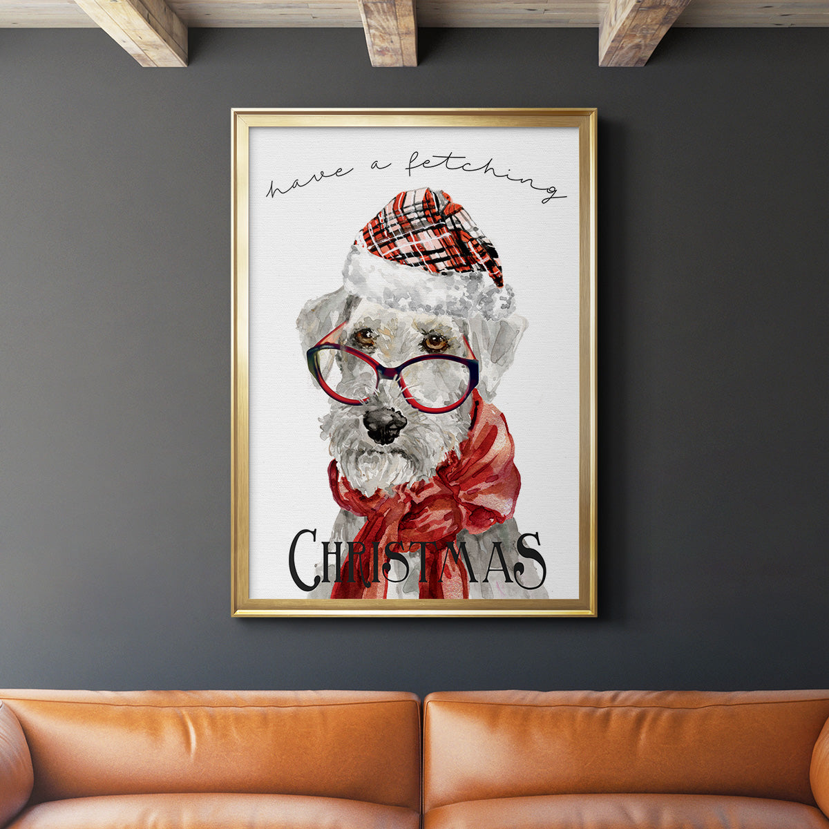 Have a Fetching Christmas Premium Framed Print - Ready to Hang