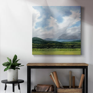 Sapphire Mountains I-Premium Gallery Wrapped Canvas - Ready to Hang