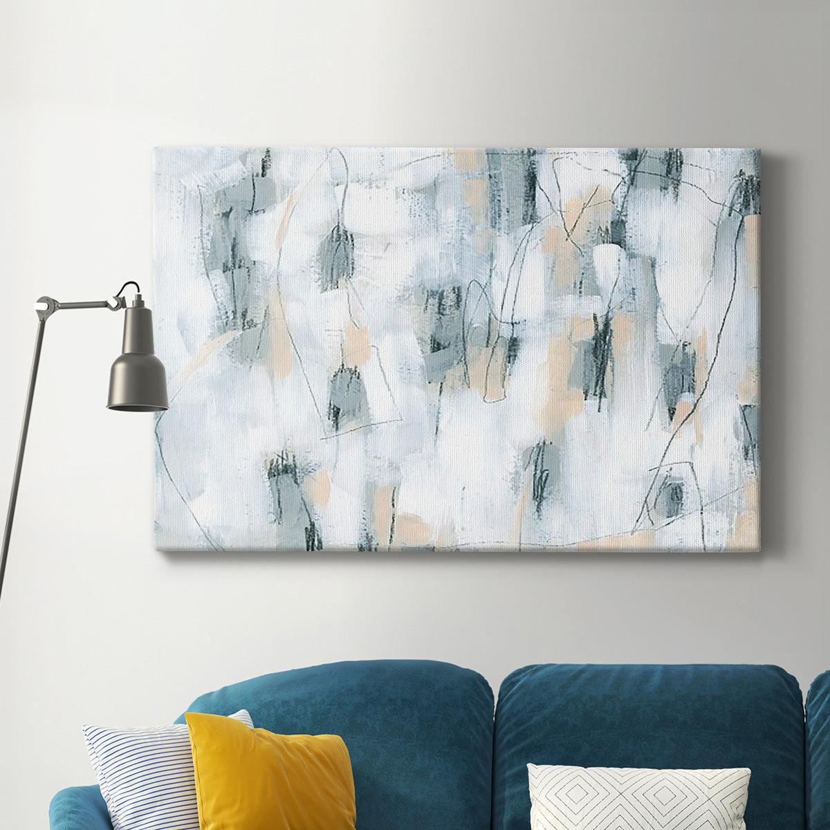 Stone Hatchmarks II Premium Gallery Wrapped Canvas - Ready to Hang