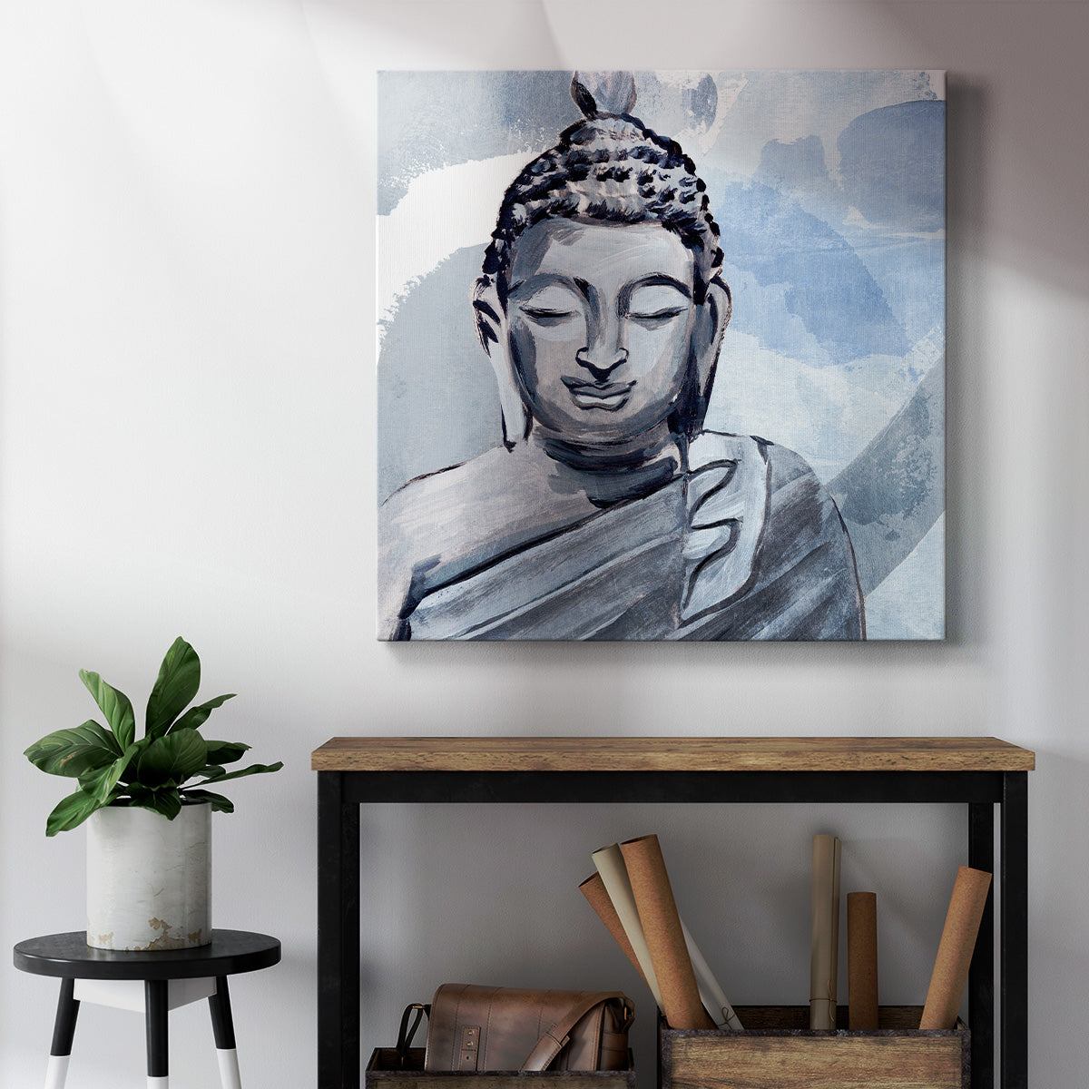 Awaken in Blue II-Premium Gallery Wrapped Canvas - Ready to Hang