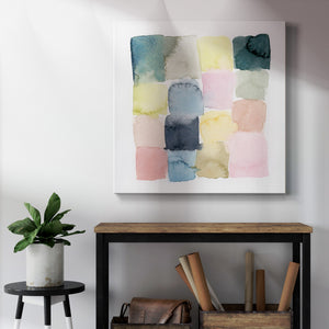 Pastel Patches II-Premium Gallery Wrapped Canvas - Ready to Hang