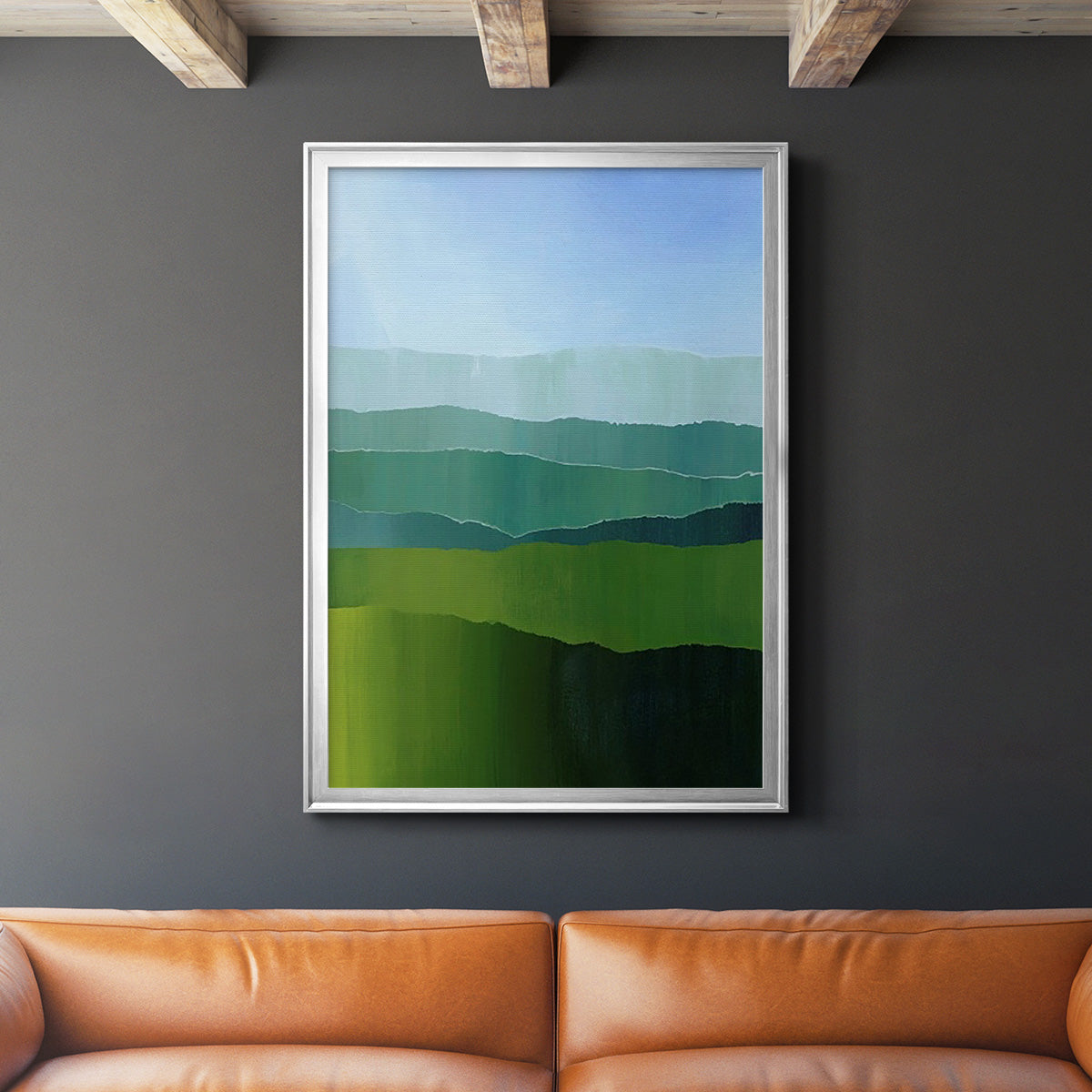 Blue Ridge Fade II Premium Framed Print - Ready to Hang