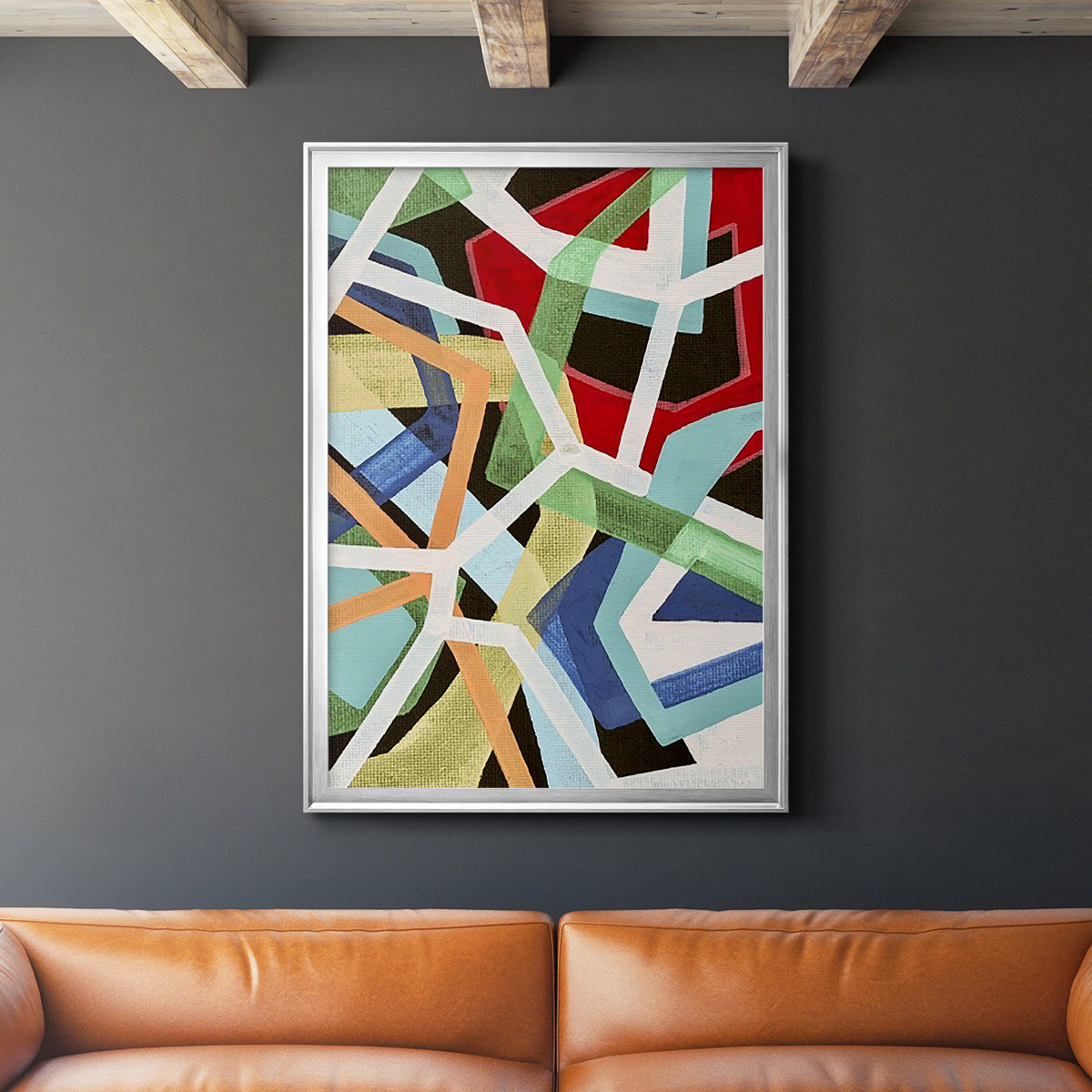Magnetic Color I Premium Framed Print - Ready to Hang