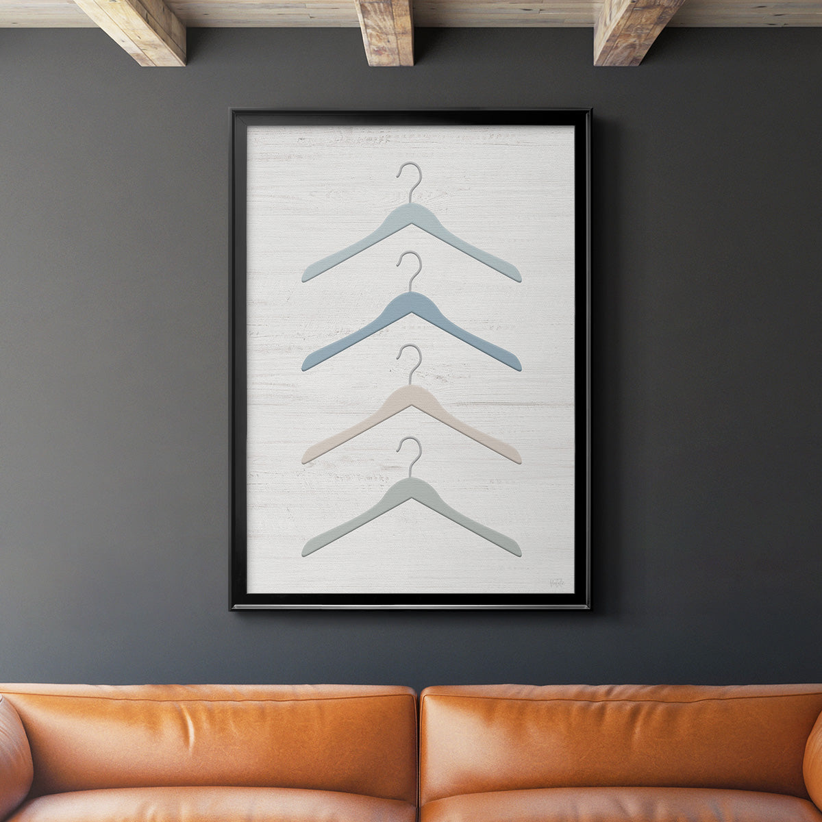 Laundry Hangers Premium Framed Print - Ready to Hang