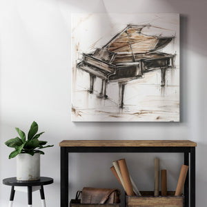 Grand Piano Study-Premium Gallery Wrapped Canvas - Ready to Hang