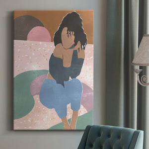Curly Lady II Premium Gallery Wrapped Canvas - Ready to Hang