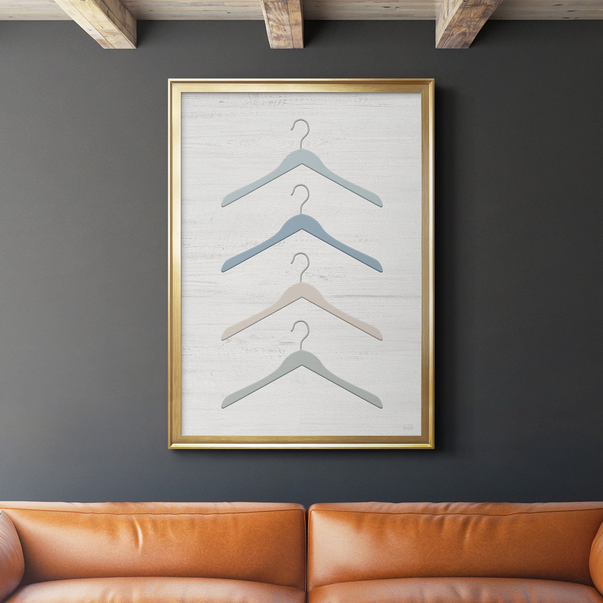 Laundry Hangers Premium Framed Print - Ready to Hang