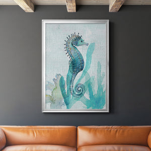 Seahorse I Premium Framed Print - Ready to Hang