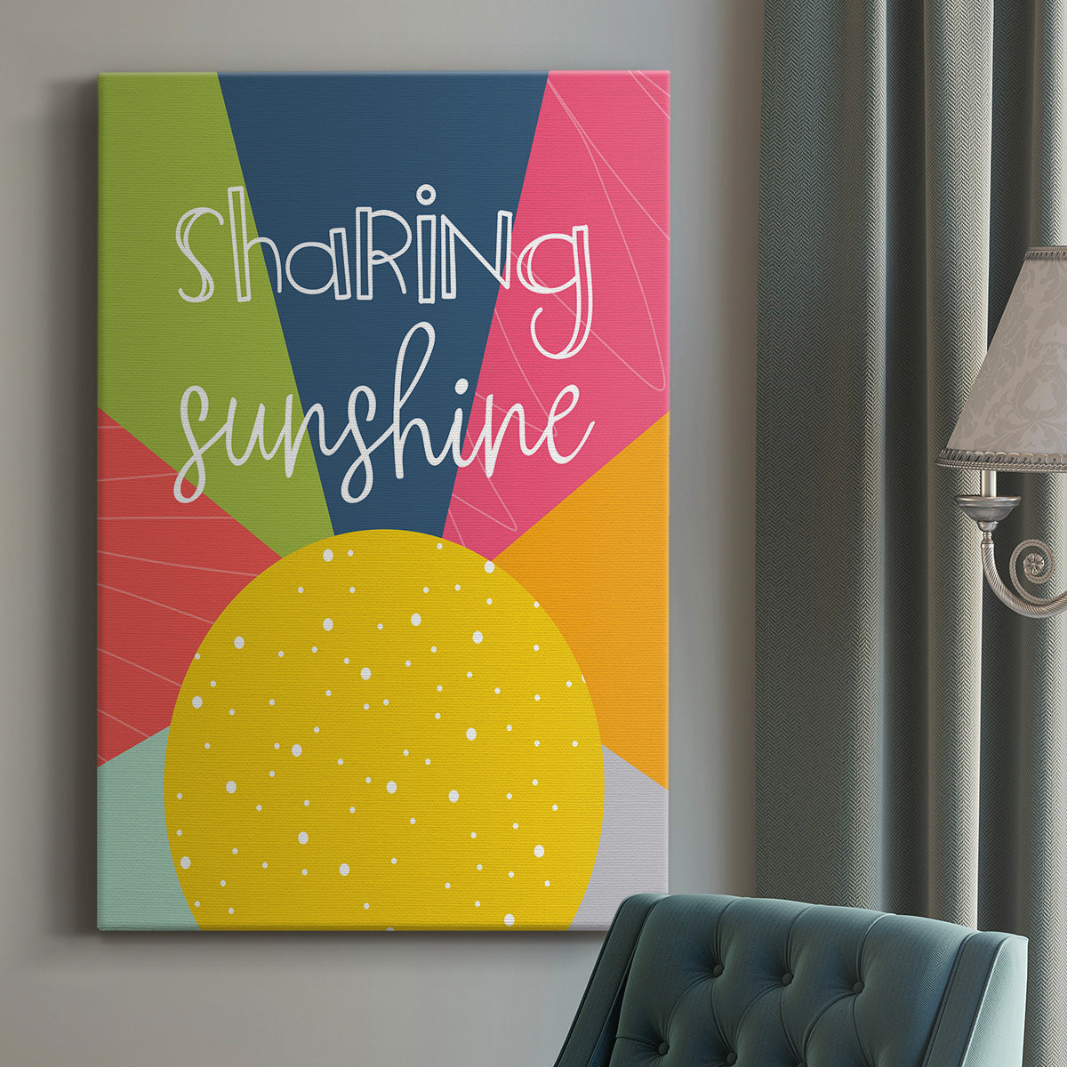 Sharing Sunshine Premium Gallery Wrapped Canvas - Ready to Hang