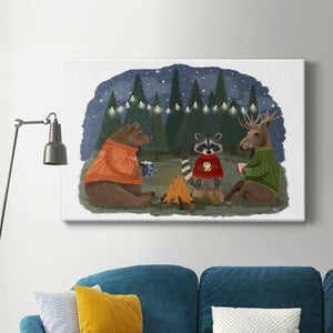 Campfire Hot Chocolate Premium Gallery Wrapped Canvas - Ready to Hang