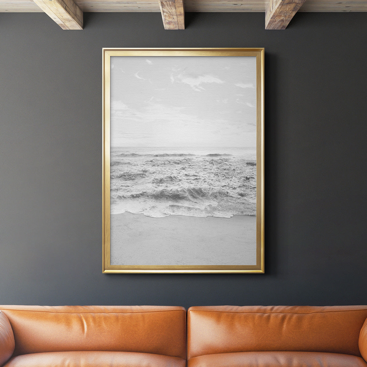 Gentle Tides I Premium Framed Print - Ready to Hang