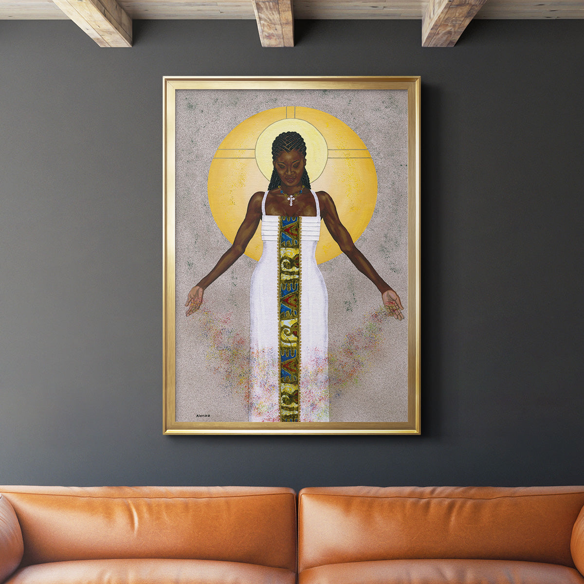 Her Peace Premium Framed Print - Ready to Hang