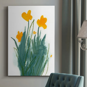 Daffodil Bunch I Premium Gallery Wrapped Canvas - Ready to Hang