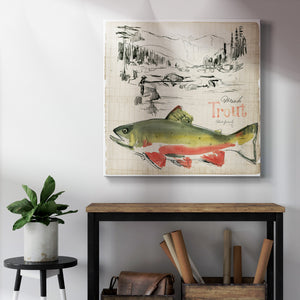 Trout Journal II-Premium Gallery Wrapped Canvas - Ready to Hang