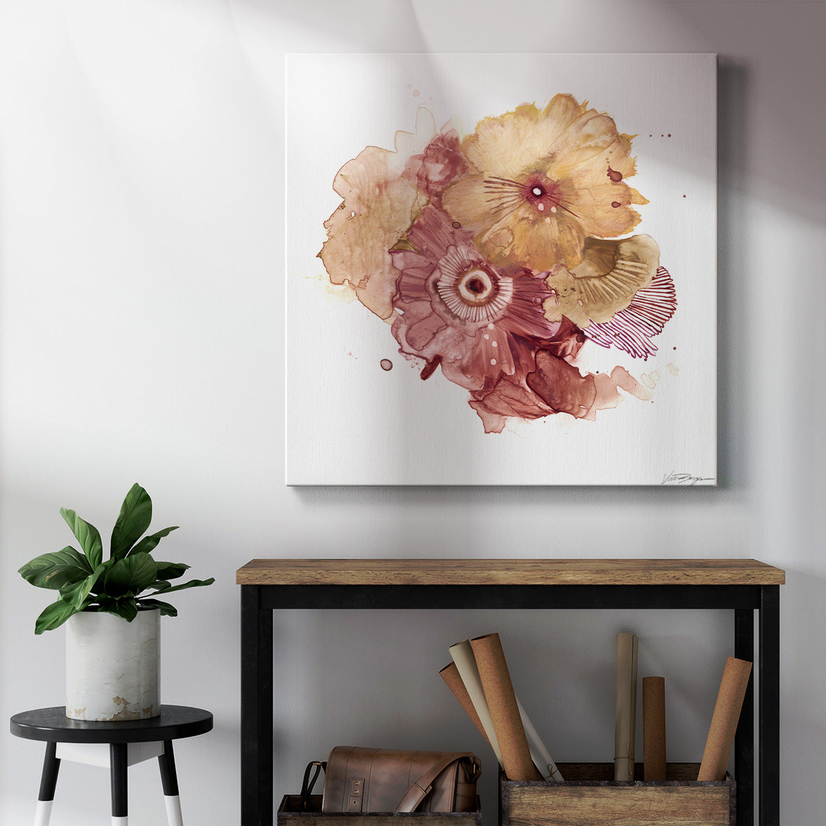Blossom Burst I-Premium Gallery Wrapped Canvas - Ready to Hang