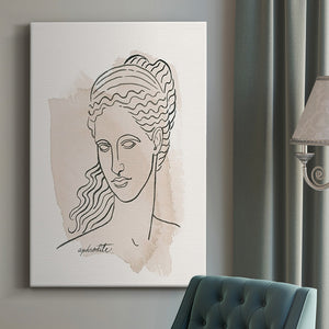 Greek Busts V Premium Gallery Wrapped Canvas - Ready to Hang